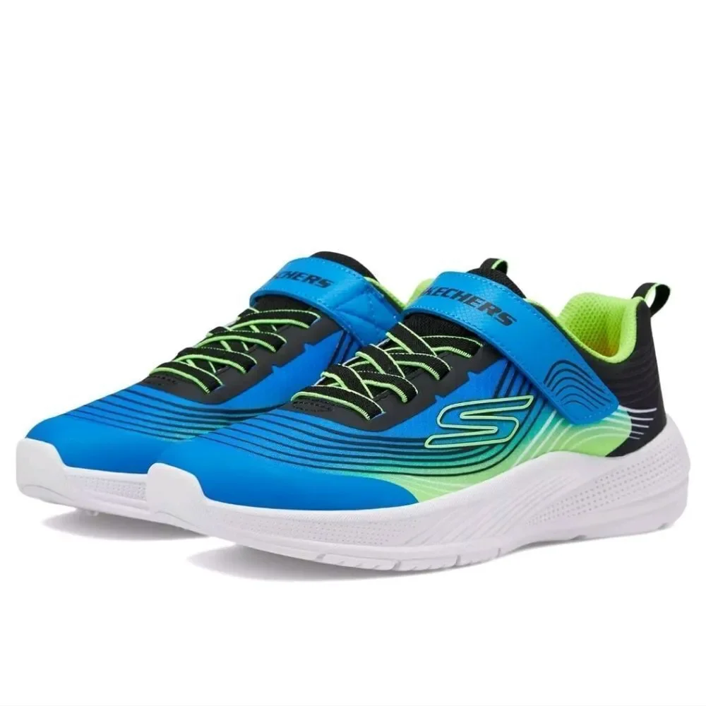 Skechers Kids Blue and Green Athletic Shoes